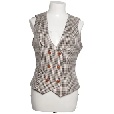 Suit vest (Beige, Brown, Black) from Belle Poque Elastane, Polyester, Viscose