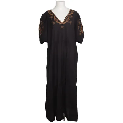 Maxi dress (Black) from Disturbia Cotton, Linen