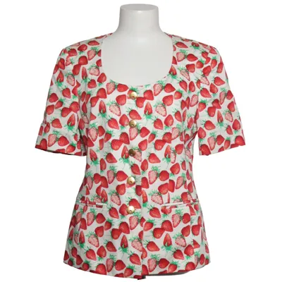 Veste (Original Vintage, 80er) de Escada Coton