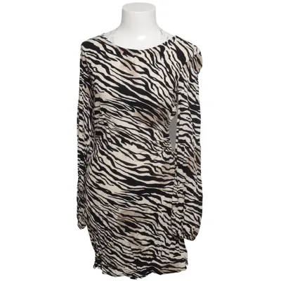 Dress (Beige, Black) from Stradivarius Viscose