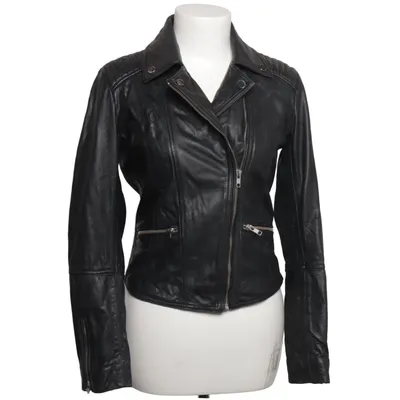 Veste de motard (Noir) de Barneys Originals Cuir, Polyester
