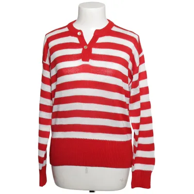 Sweater (Red, White) from Eskimo Acrylic, Polyamide