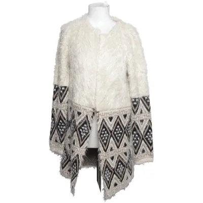 Cardigan (Hvid, Sort, Beige) fra Foglie Rosse Akryl