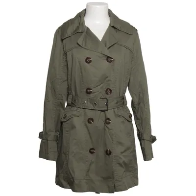 Trenchcoat (Grön) från Blue Flame Bomull, Polyester