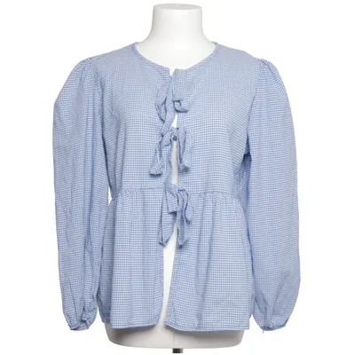 Blouse (Bleu, Blanc) de New Collection Coton, Polyester