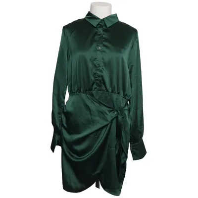 Shirt dress (Green) from Retro & Icone Elastane, Polyester