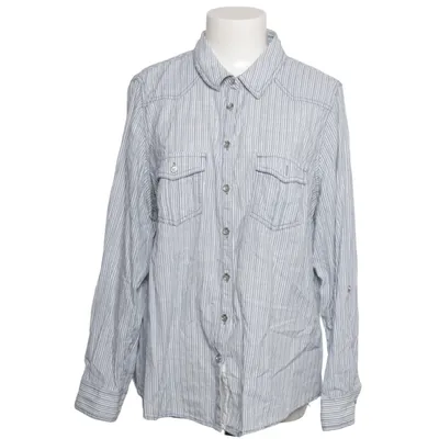 Chemise (Bleu, Blanc) de Marks & Spencer Collection Coton