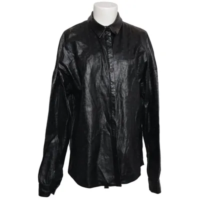 Skjortejakke (Sort) fra Misspap Polyester, Polyurethan