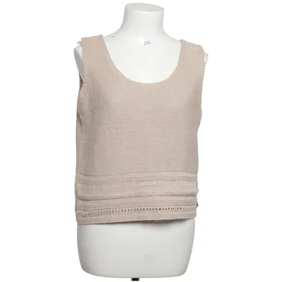 Pull sans manches (Beige) de Diff Acrylique, Coton