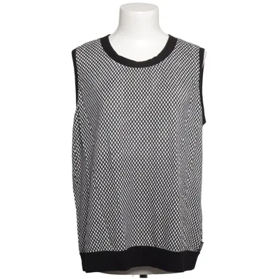 Tank Top (Black, White) from Hauber Elastane, Viscose