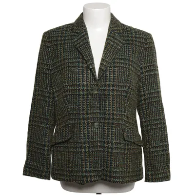 Blazer (Green, Black, Yellow) from Cavita Collections Acrylic, Polyamide, Wool