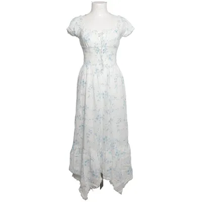 Jurk (Wit, Blauw) van Kimchi Blue Katoen