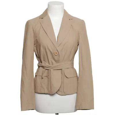 Kavaj (Beige) från Turnover Acetat, Bomull, Kupro, Silke