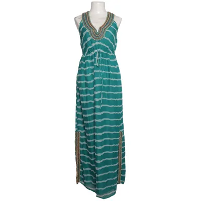 Robe longue (Bleu, Vert, Vert pétrole) de Flamenco Coton, Polyester