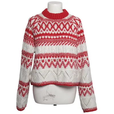 Strickpullover (Weiß, Mehrfarbig) von H&M Polyester, Acryl, Wolle