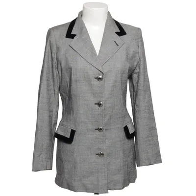 Blazer (Gray, Black) from Oliver Elastane, Viscose, Wool