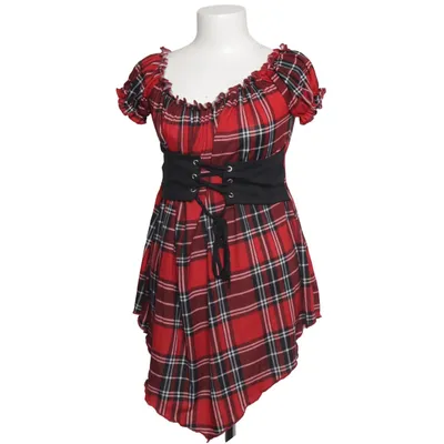 Klänning (Röd, Svart, Vit) från Dressfo Polyester, Polyuretan