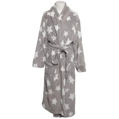 Bathrobe (Gray, White) from BPC Bonprix Collection Polyester