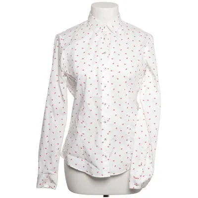 Chemise (Blanc, Rouge) de Antoni & Alison Coton, Élasthane, Polyester
