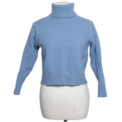 Rollkragenpullover (Blau) von Uniqlo Wolle
