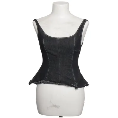 Crop top (Grijs, Wit) van Love, Bonito Katoen