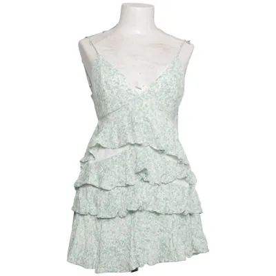 Klänning (Grön, Vit) från Hollister Polyester, Viskos