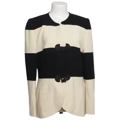 Cardigan (Black, White) from Renzo Polyamide, Wool