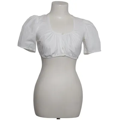 Dirndl blouse (White) from Trachten Cotton