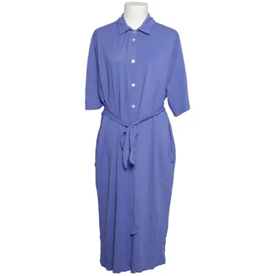 Skjortekjole (Blå) fra Selection by Ulla Popken Elastan, Viscose