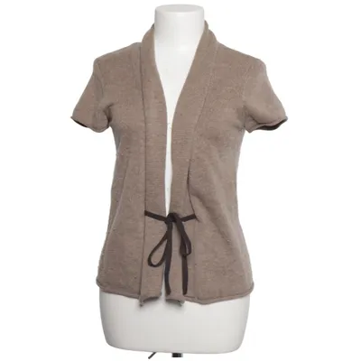Wrap cardigan (Beige) from Rena Marx Cashmere, Merino wool