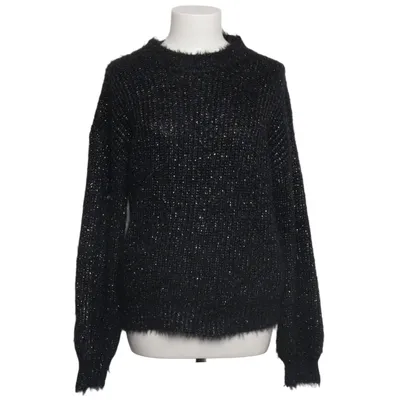 Sweater (Black, Silver) from Weekend Vibes Metallic fiber, Polyester