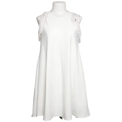 Jurk (Wit) van Mangano Elastaan, Polyester