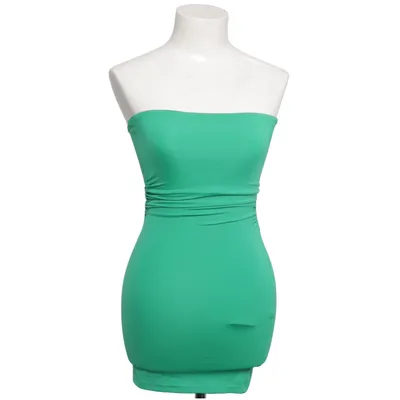 Dress (Green) from Bershka Elastane, Polyamide