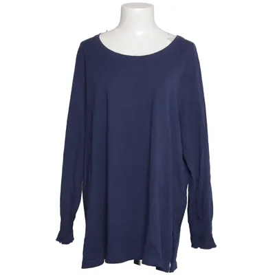 T-shirt à manches longues (Bleu) de Ulla Popken Coton