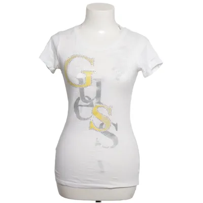 T-shirt (Vit, Gul, Silverfärgad) från Guess