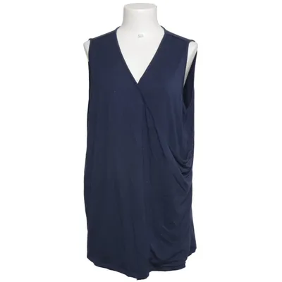 Wikkelblouse (Blauw) van Boysen's Elastaan, Viscose