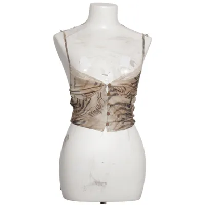 Crop top (Beige, Brown) from Motel