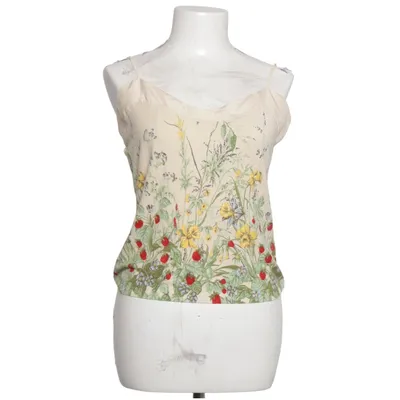 Crop top (Beige, Multicolore) de Blumarine Polyester, Viscose
