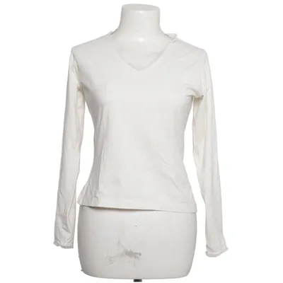 Lange mouwen shirt (Wit) van Cyrillus Katoen, Elastaan