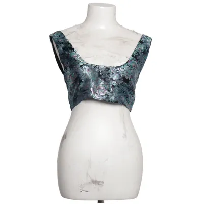Crop top (Sort, Blå, Lilla, Flerfarvet) fra Mable Polyester