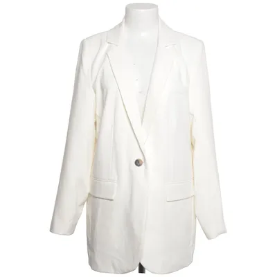Blazer (White) from Object Elastane, Recycled polyester, Viscose