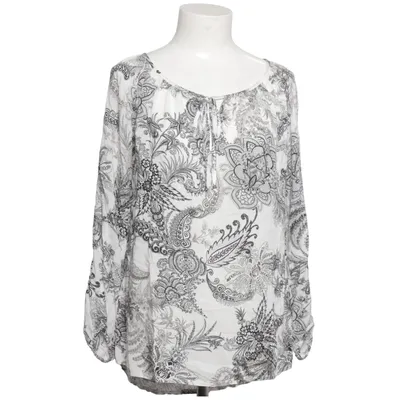 Blouse (White, Black) from Lorsay Viscose