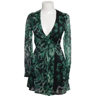 Wrap dress (Green, Black, Multicolored) from Sud Express