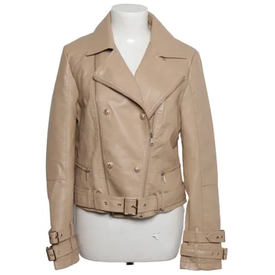 Biker jacket (Beige) from Noémi Kent Polyester, Polyurethane