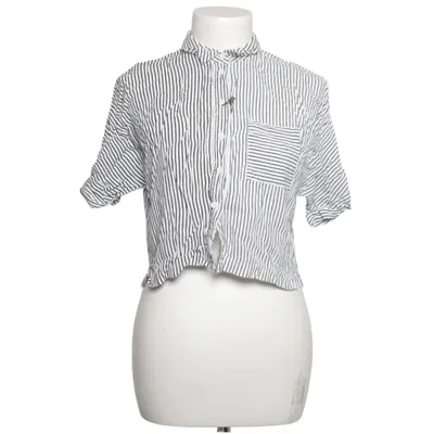 Kortärmad skjorta (Vit, Svart) från Topshop Petite Viskos