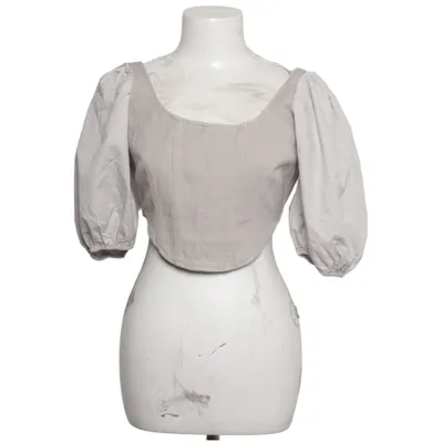 Dirndl blouse (Gray) from Missguided Petite Cotton