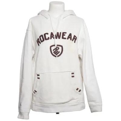 Huvtröja (Vit, Brun) från Rocawear Akryl, Bomull, Polyester