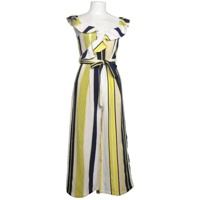 Jumpsuit (Weiß, Gelb, Blau) von Retro & Icone Polyester