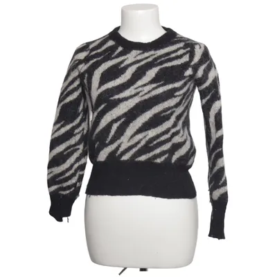 Sweater (Black, White) from Ichi Alpaca wool, Elastane, Polyamide