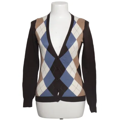 Kofta (Brun, Blå, Vit) från Massimo Dutti Woman Kashmir, Bomull, Silke